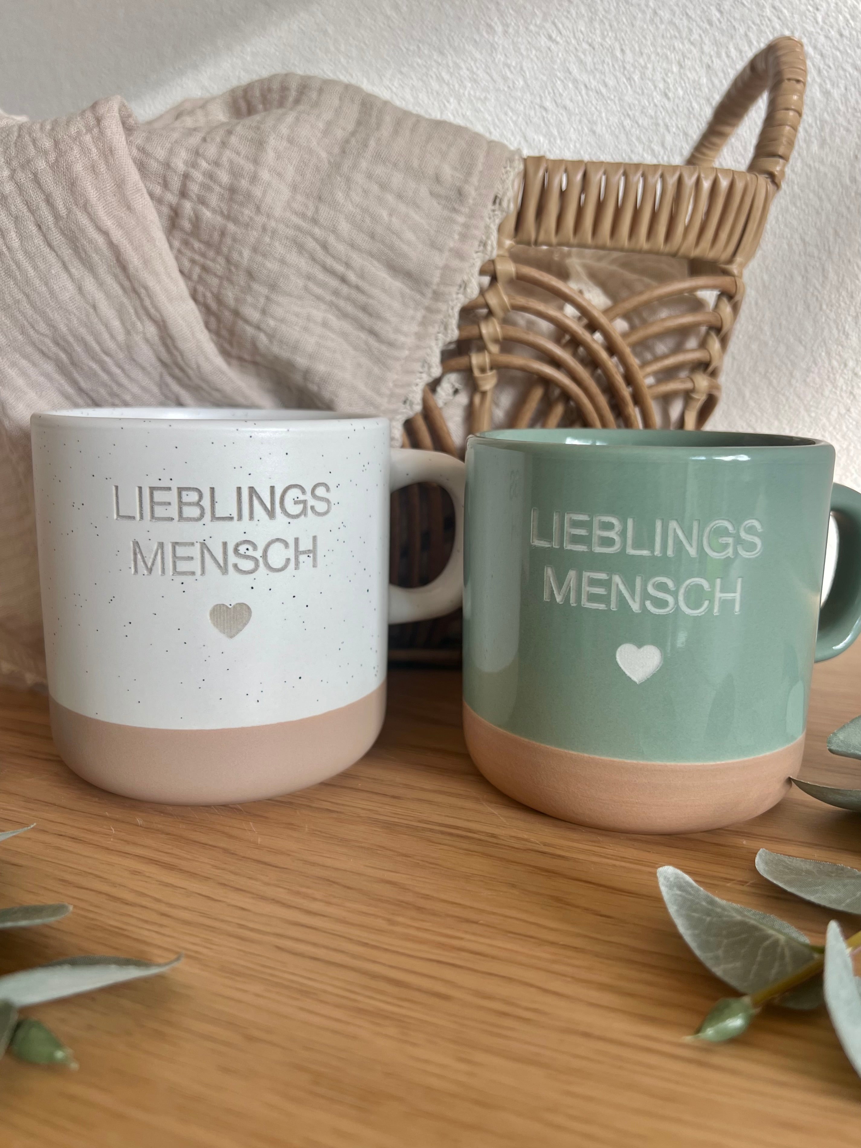 Tasse aus Keramik, Becher, Kaffeetasse Geschenk Lieblingsmensch