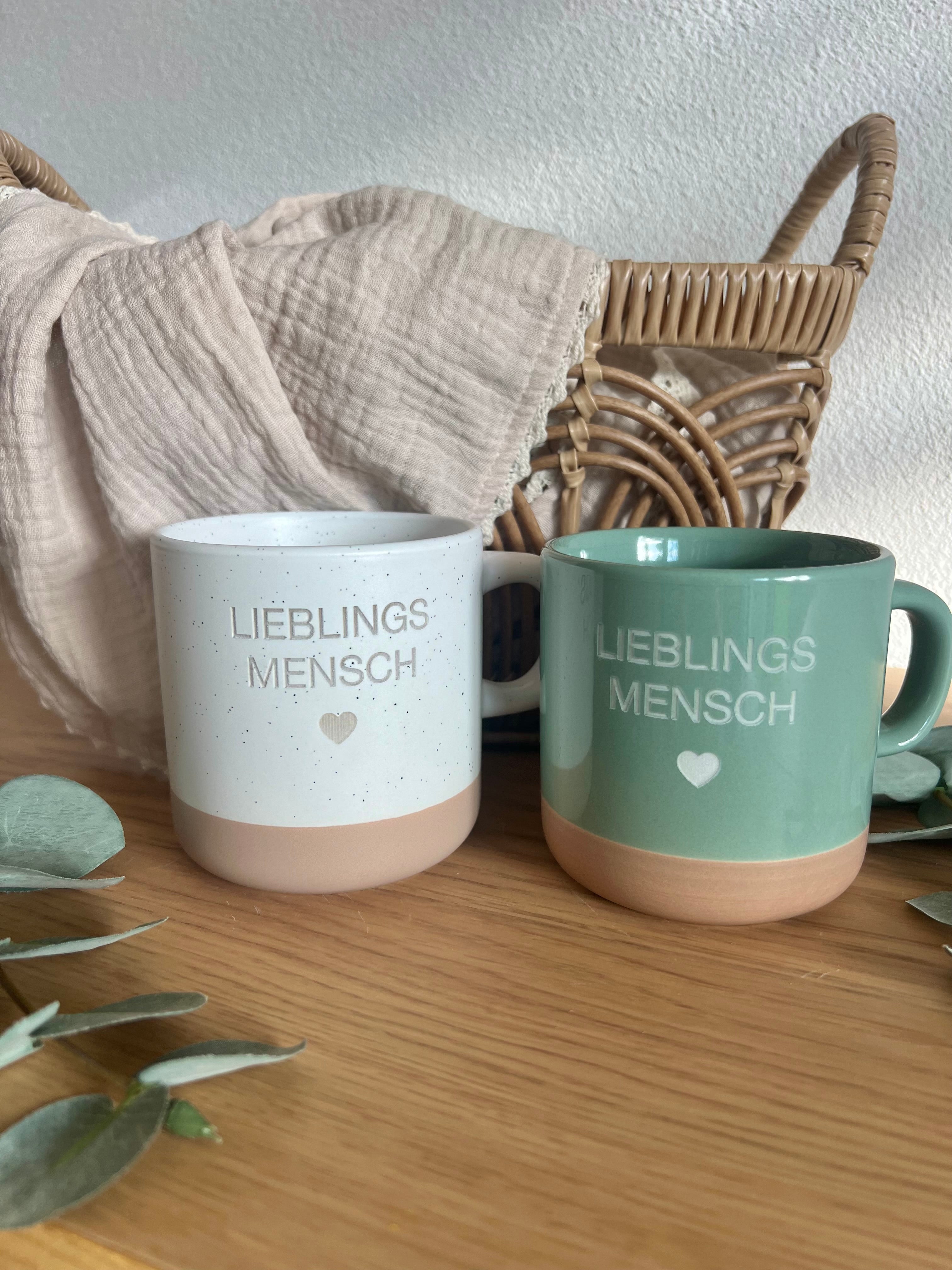 Tasse aus Keramik, Becher, Kaffeetasse Geschenk Lieblingsmensch